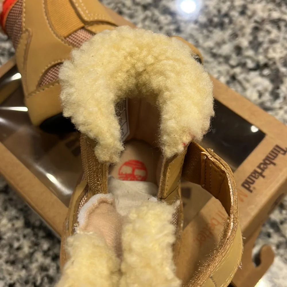Timberland Climate Trekker Crib Booties Boots Shoes Infant Baby Sz 1, 3-6 Months